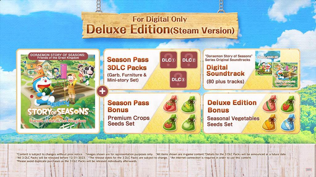 Doraemon Story of Seasons Deluxe Edition