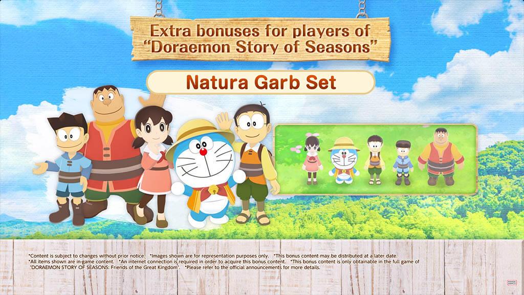 Doraemon Story of Seasons Bonuses