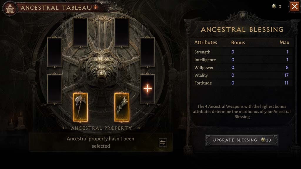 Diablo Immortal Forgotten Nightmares Ancestral Weapons