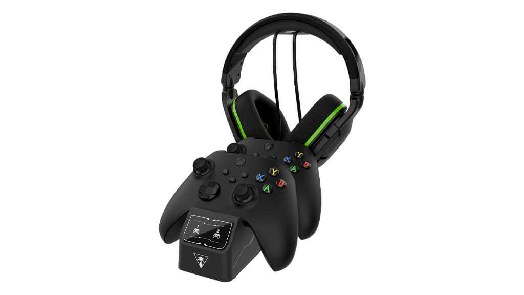 Fuel Dual Controller Charging Station & Headset Stand