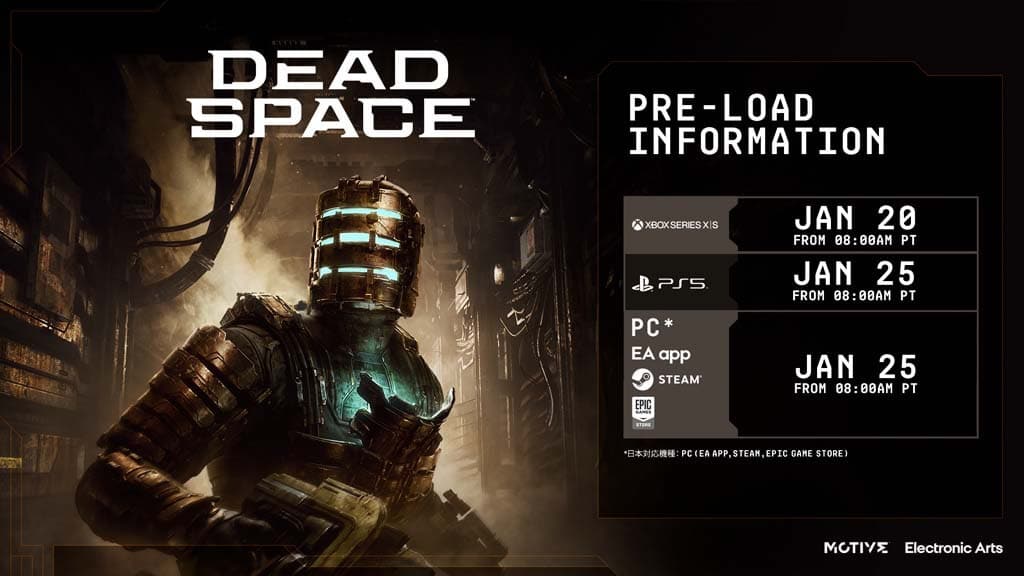 Dead Space Remake Pre-Load Informations