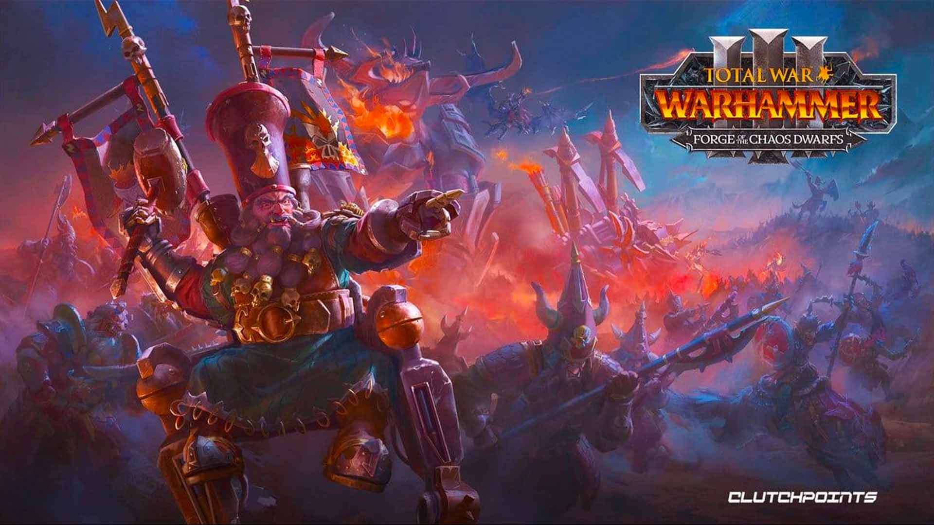 Total War: Warhammer 3 DLC Forge of the Chaos Dwarfs