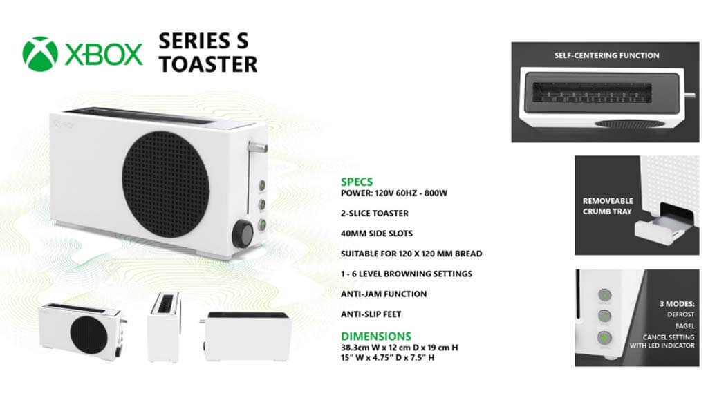 Microsoft Xbox Series S Toaster