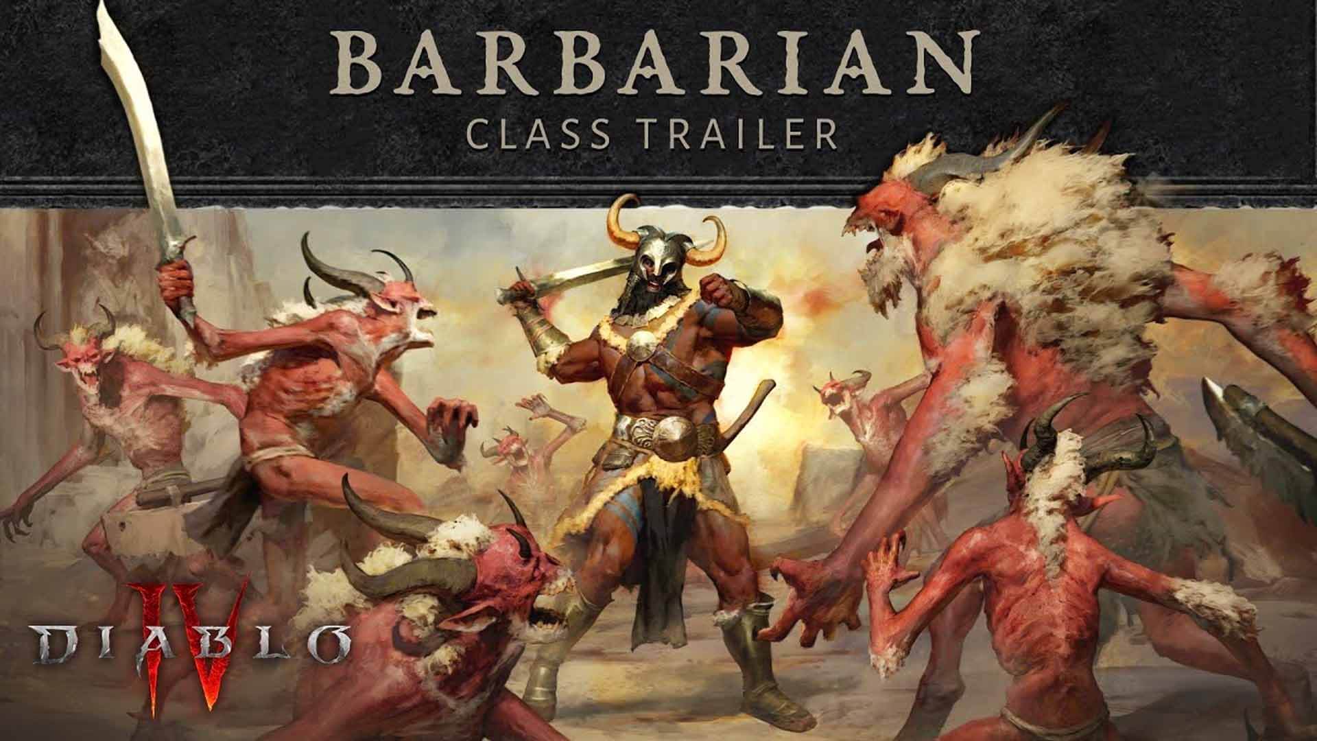 Diablo 4 Barbarian Trailer