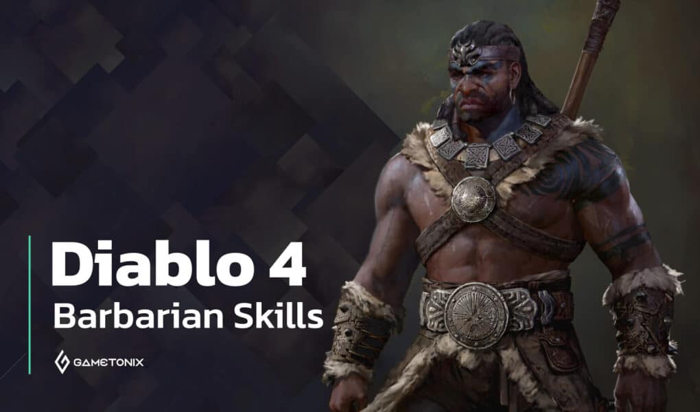 Diablo 4 Barbarian Class All Skills in Skill Tree สกิลอาชีพ Barbarian ทั้งหมด