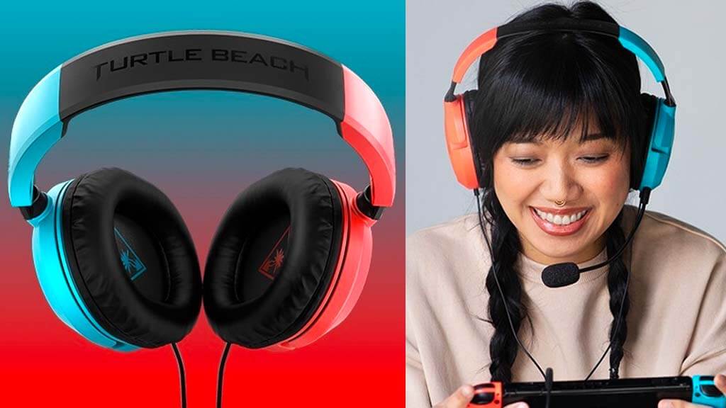 Turtle Beach Recon 50 สี Red/Blue สำหรับแฟนเกม Nintendo Switch