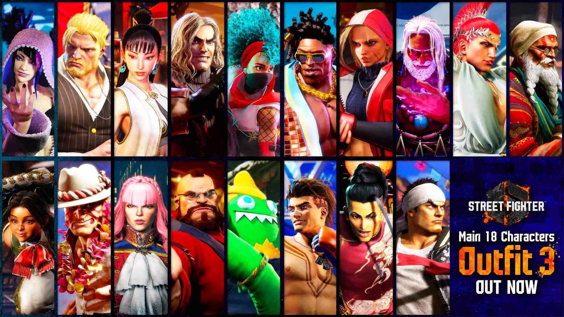 Outfit-3 สำหรับเกม Street Fighter 6